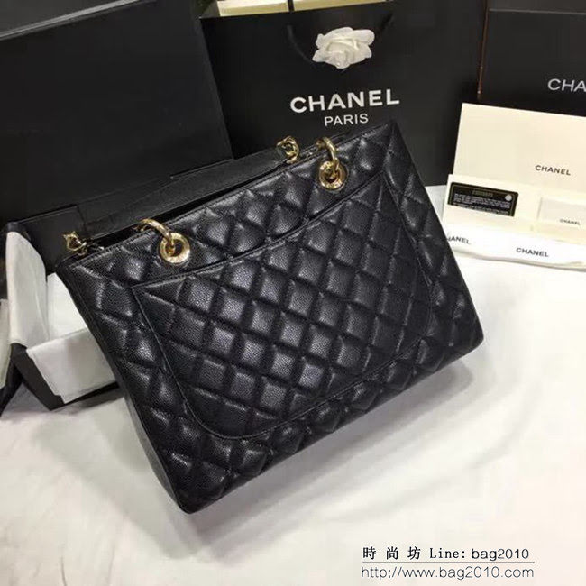 香奈兒CHANEL 50995 經典系列 魚子醬牛皮時尚休閒手提單肩包 DSC1263